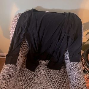 Large Love Culture half button up cardigan